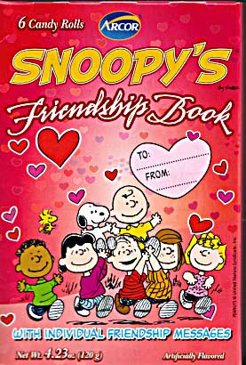 Snoopys Friendship Book -- lots of friendship, no book