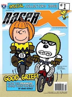 Racer X Illustrated Snoopy cover