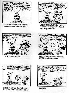 Charlie Brown storyboard interior sample