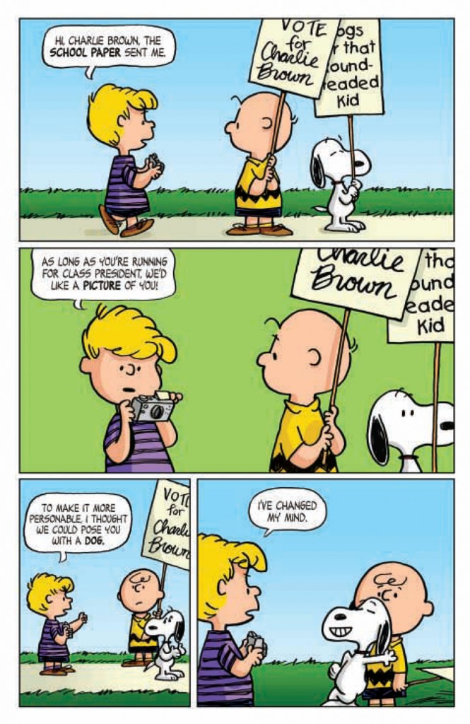 Peanuts Comic Book Issue Preview The Aaugh Blog