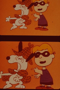 Evil Schroeder and Sherlock Snoopy