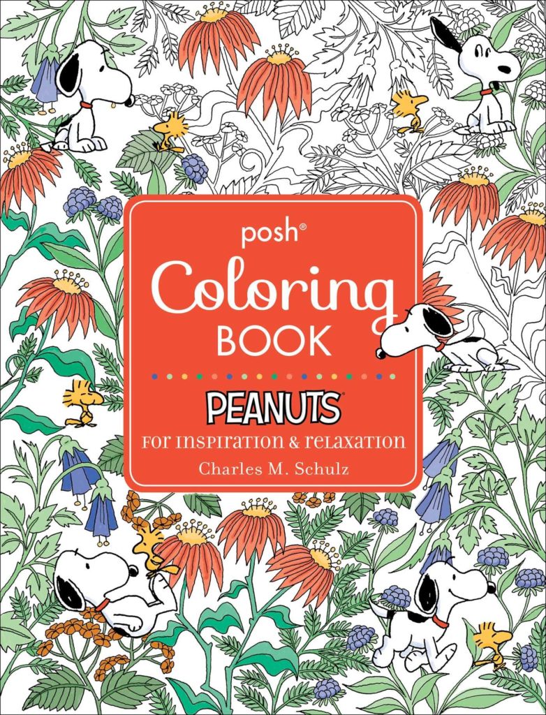 posh Peanuts coloring book