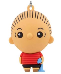 Linus holiday ornament with very straight hair