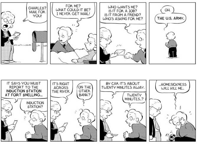 Two examples of daily-format strips from Funny Things