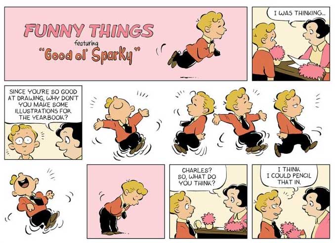 a Sunday strip from Funny Things