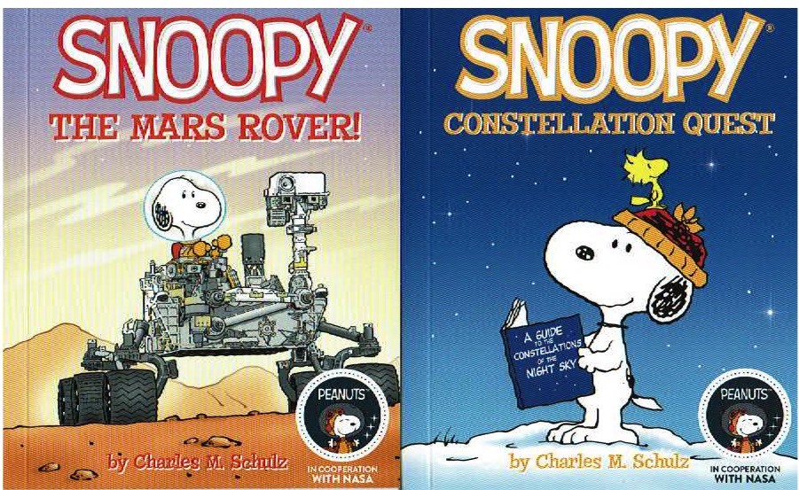 MCDONALD'S 2019 SNOOPY NASA  SET OF 4 BOOKS ...ALL NEW 